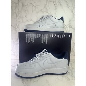 Size 9 Men Air Force 1 07 LV8 Mini Swoosh “Photon Dust Obsidian” HM9483-001